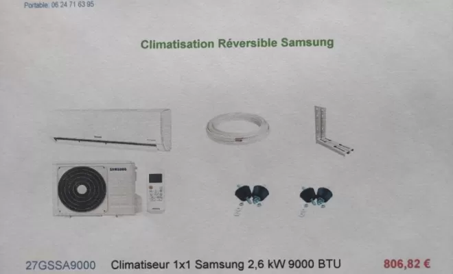 Climatisation à prix discount a Marmande, Agen, RPS - Rodrigues Plomberie Systemes